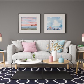 北欧 沙发茶几组合