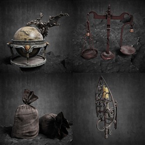 工业LOFT 摆件组合