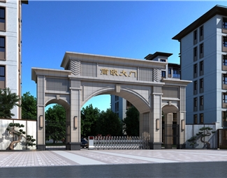 简欧 大门