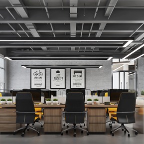 现代 公共办公区 办公室