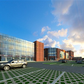 现代 停车场 商场小区停车场