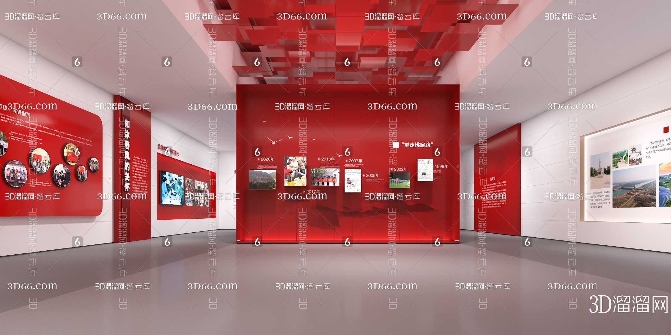 【展厅3D模型下载】-展厅3D模型素材下载_3D溜溜网-花瓣网
