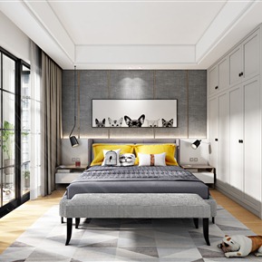 现代 卧室