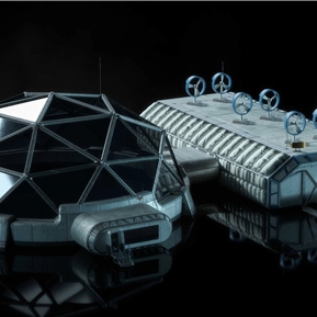 后现代 太空基地 科幻太空基地