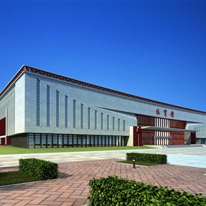 新中式 体育馆建筑 体育馆