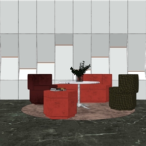 现代 休闲沙发组合 办公休闲沙发组合