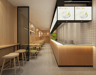 现代 早餐店 早餐豆浆店
