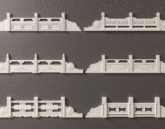 中式 护栏 汉白玉护栏 大理石栏杆 石栏杆 石护栏 大理石护栏