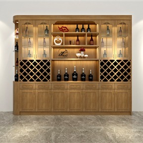 新中式 酒柜