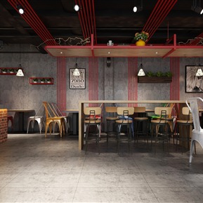 工业LOFT 餐厅 主题餐厅