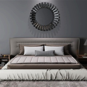 现代 双人床  床组合