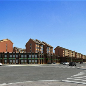 欧式 住宅区 住宅沿街