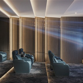 现代 影音室 影音室休息区