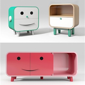 北欧 床头柜 儿童床头柜边柜