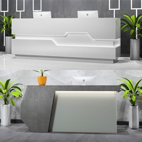 现代 接待台 前台接待