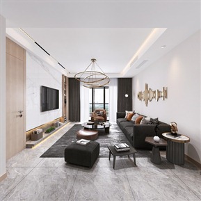 现代 客餐厅 客厅餐厅