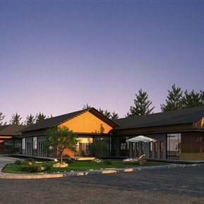 新中式 会所建筑 接待中心休闲会所