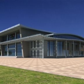 现代 体育馆建筑 体育馆训练中心