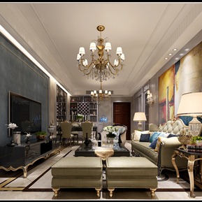 轻奢 客厅 时尚客厅