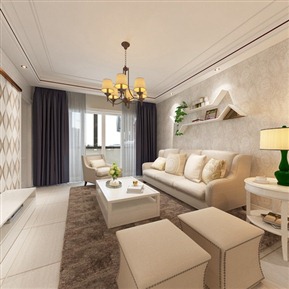 美式 客餐厅 客厅