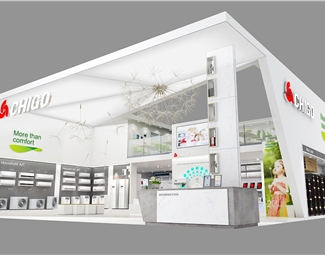 现代展示墙