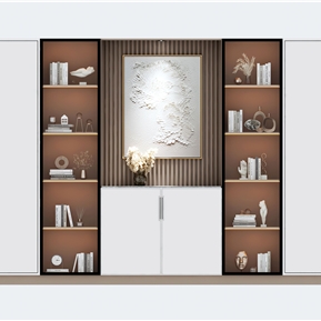 现代 书柜 柜子