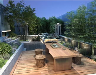 新中式 庭院