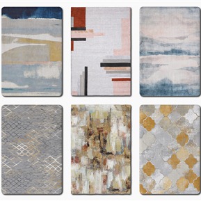 现代 方形地毯 地毯