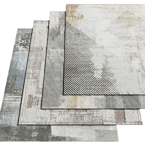 现代 方形地毯 布艺绒毛地毯