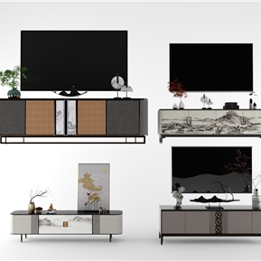 新中式 电视柜