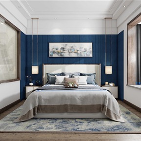 新中式 卧室 卧室衣柜