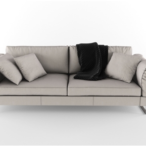 现代 双人沙发 沙发