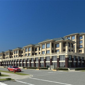 欧式 商业楼 西班牙商业