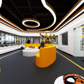 现代 展厅 汽车维修店