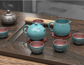 新中式木制茶具托盘