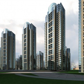 现代 办公楼 商业办公住宅楼