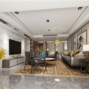 轻奢 客厅 客餐厅 卧室