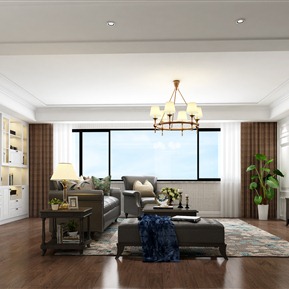 美式 客厅