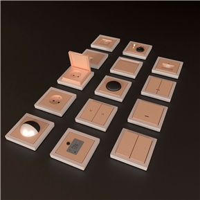 现代 插座 插座按钮