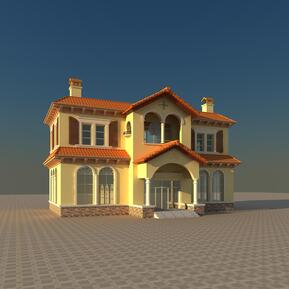 欧式 独栋别墅 别墅