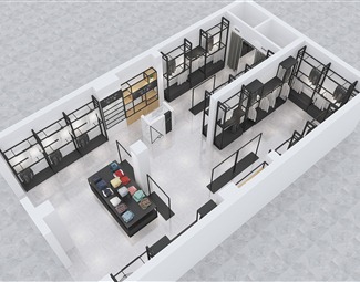 现代 服装店 男装店