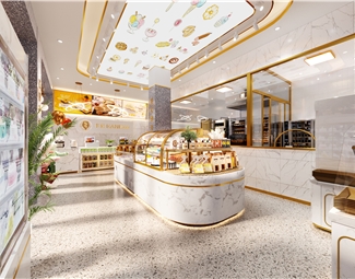 现代 烘焙店 面包蛋糕烘焙店