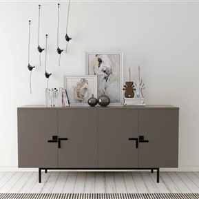 现代 玄关柜 装饰柜装饰品组合