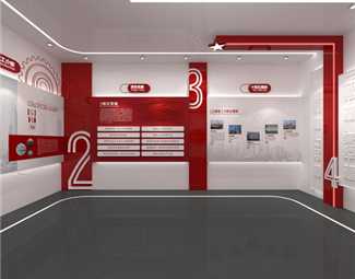 现代 展厅 党建篇章
