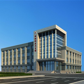 现代 医院建筑 办公楼