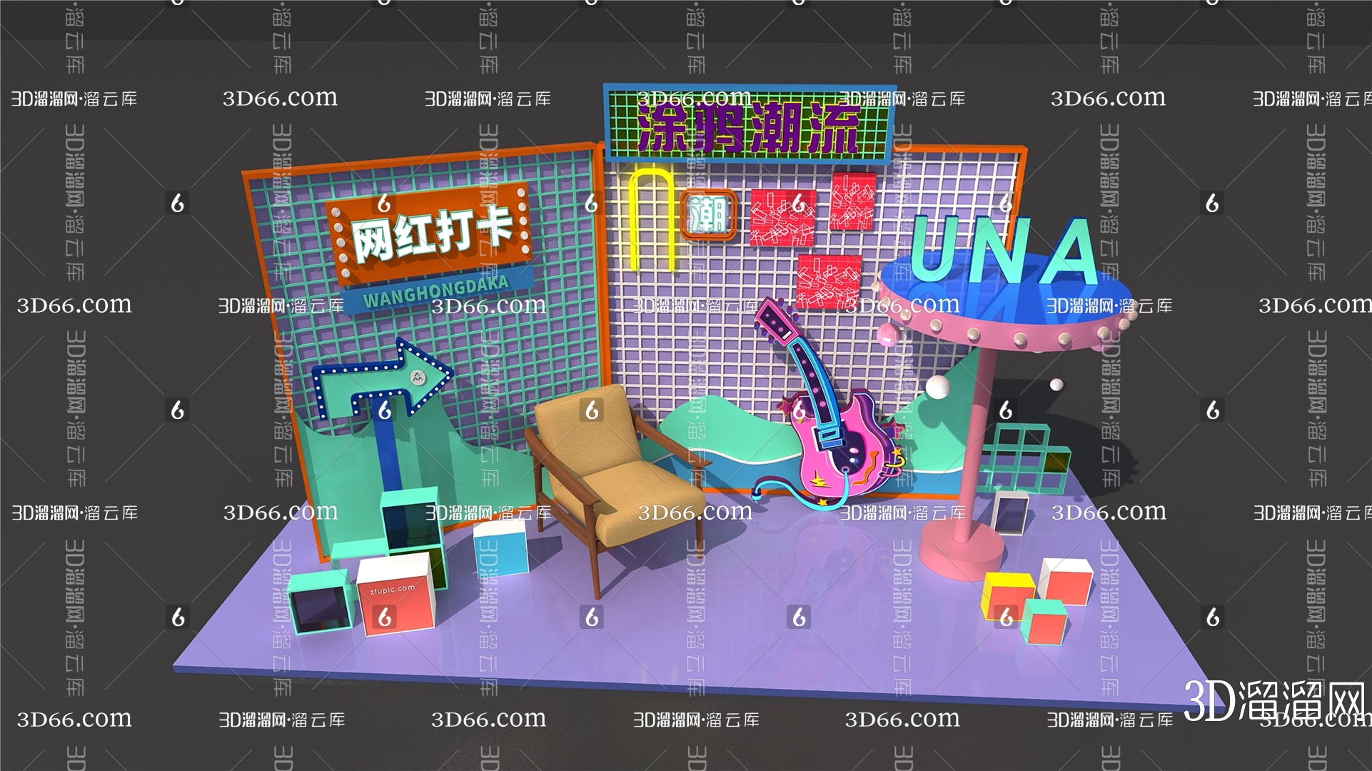 【美陈3D模型下载】-美陈3D模型素材下载_3D溜溜网-花瓣网