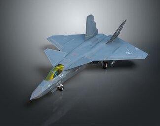 现代飞机模型