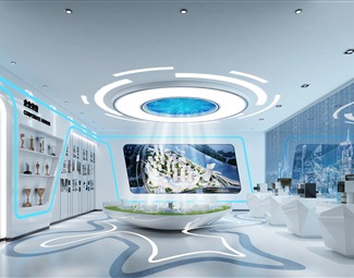 现代展厅科技馆展厅