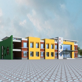 现代 幼儿园建筑 幼儿园