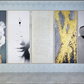 现代 人物画 装饰画 挂画